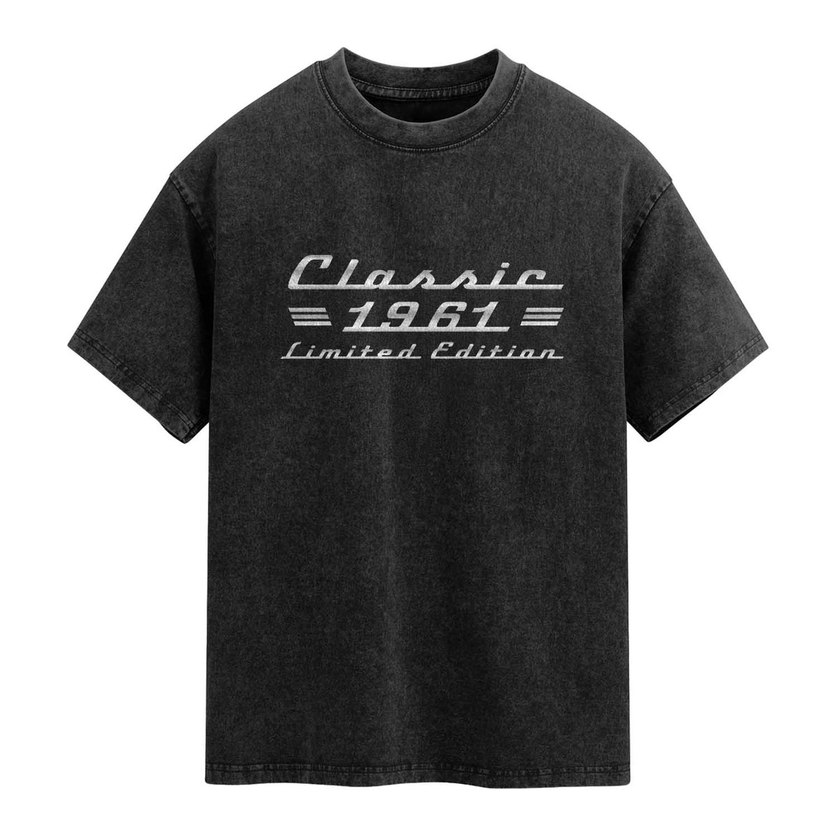 65th Birthday 1961 Limited Edition Classic Car Washed Cotton T-Shirt