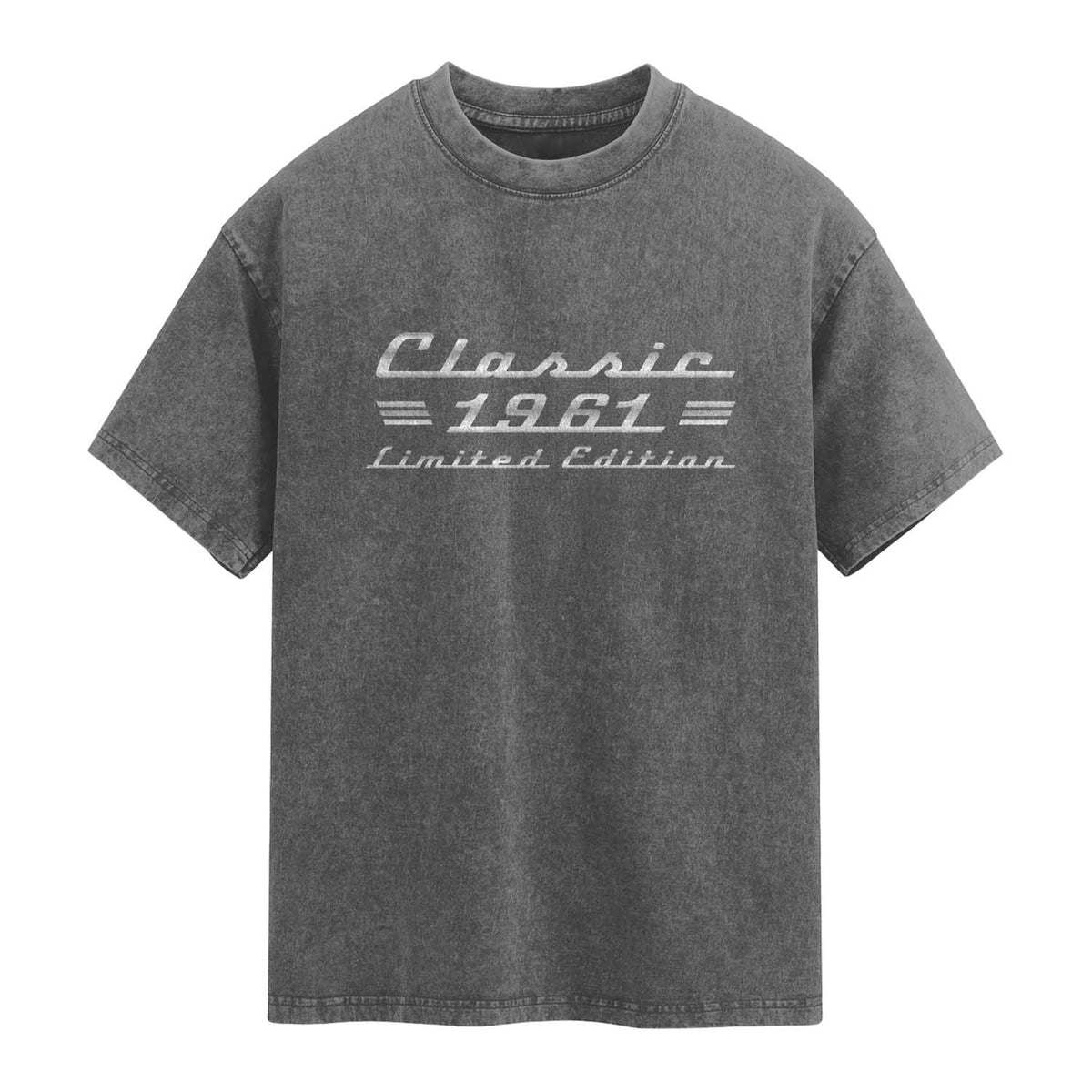 65th Birthday 1961 Limited Edition Classic Car Washed Cotton T-Shirt