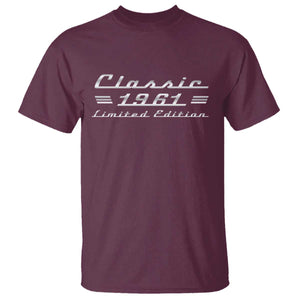 65th Birthday 1961 Limited Edition Classic Car T Shirt