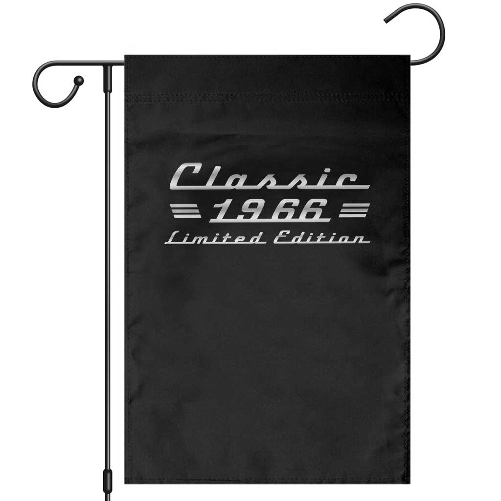 60th Birthday 1966 Limited Edition Classic Car Garden Flag