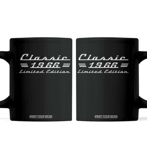 60th Birthday 1966 Limited Edition Classic Car Coffee Mug