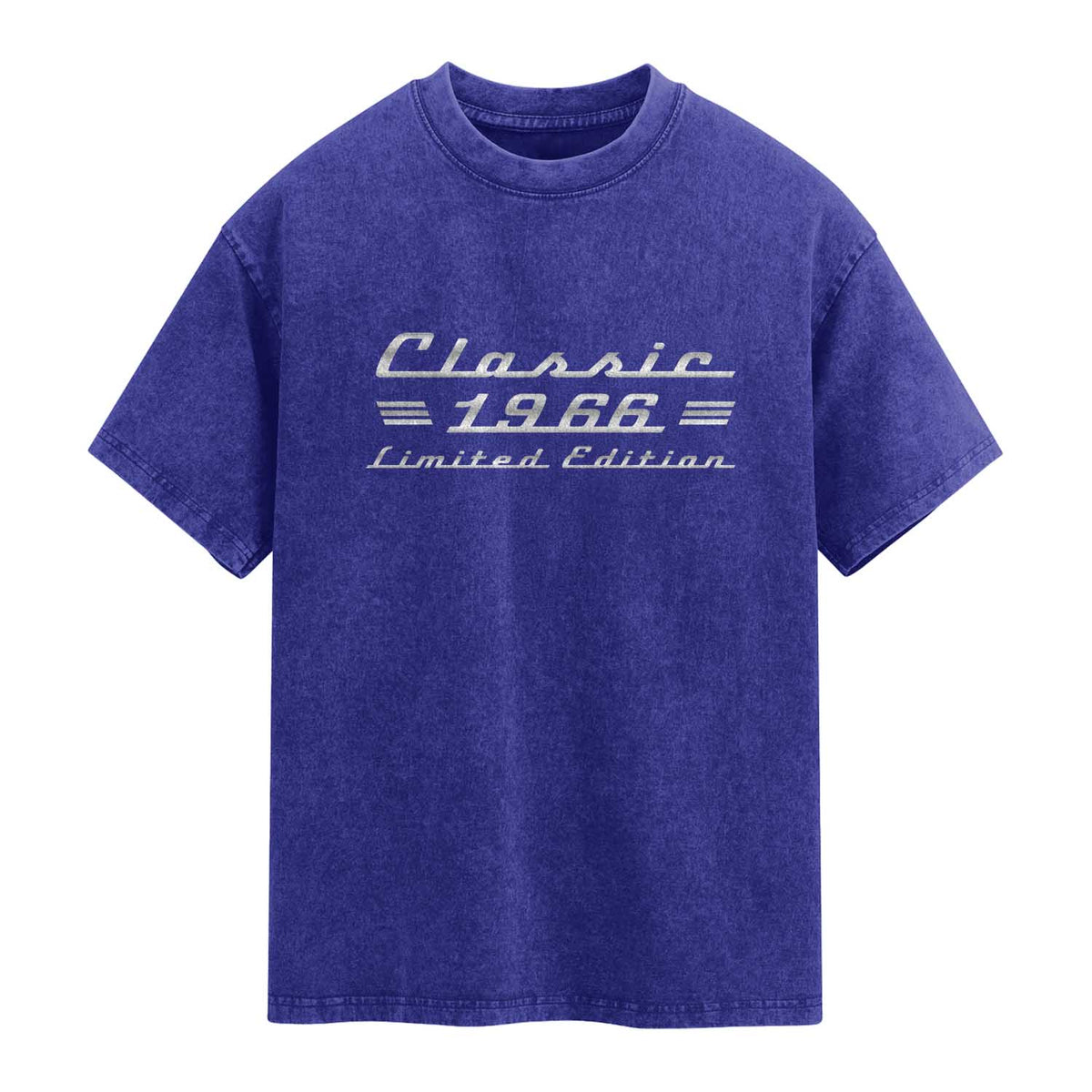 60th Birthday 1966 Limited Edition Classic Car Washed Cotton T-Shirt