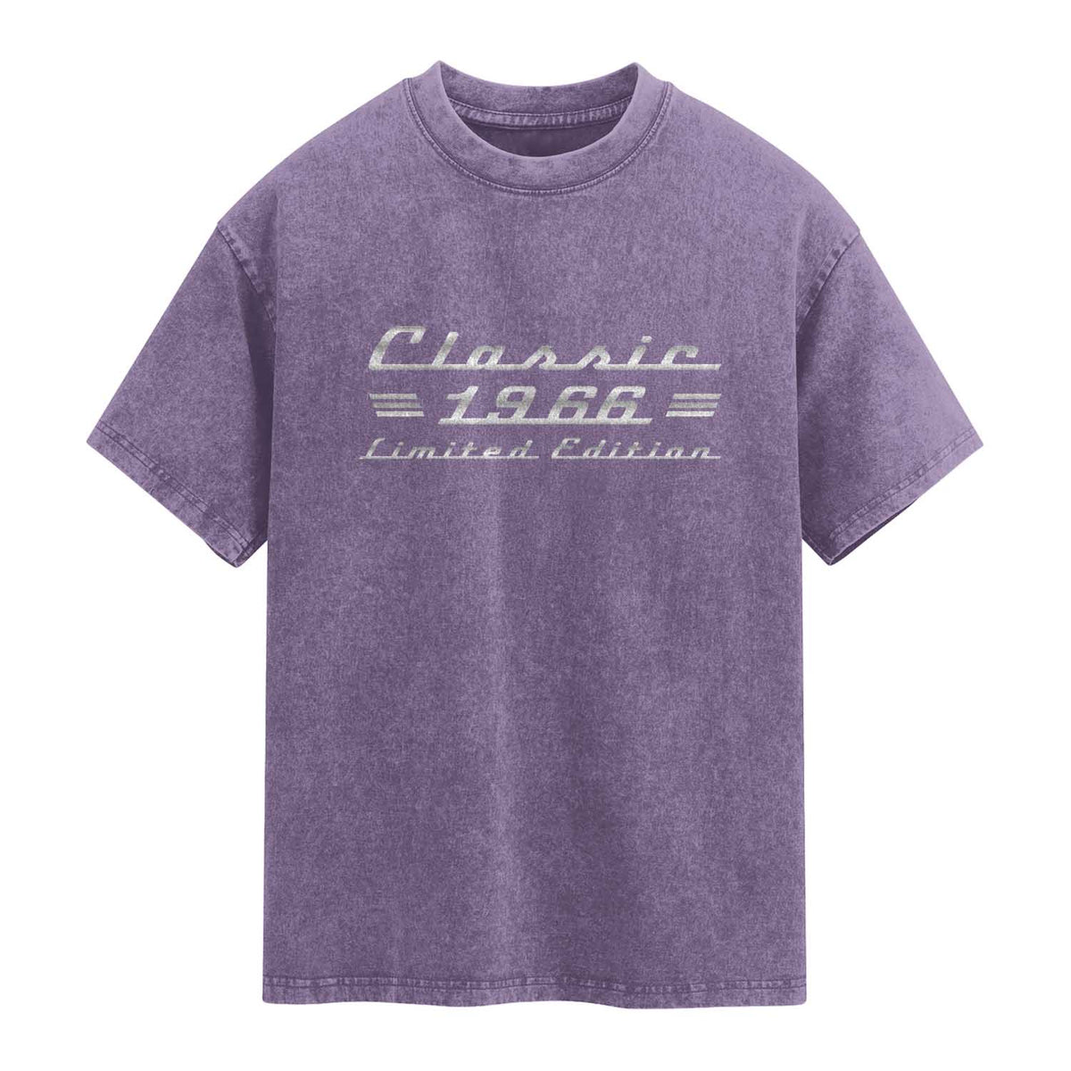 60th Birthday 1966 Limited Edition Classic Car Washed Cotton T-Shirt