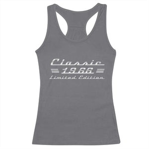 60th Birthday 1966 Limited Edition Classic Car Racerback Tank Top
