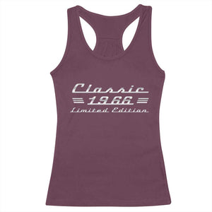 60th Birthday 1966 Limited Edition Classic Car Racerback Tank Top
