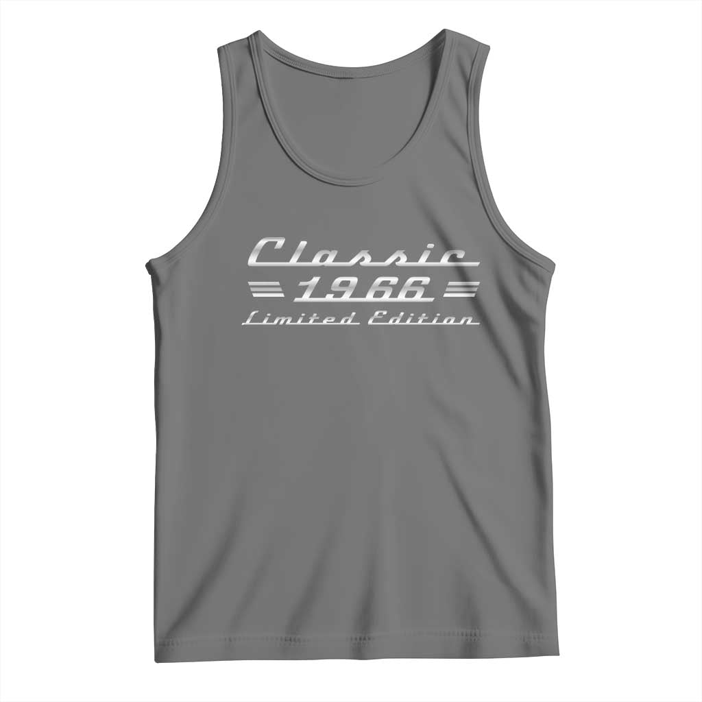 60th Birthday 1966 Limited Edition Classic Car Tank Top