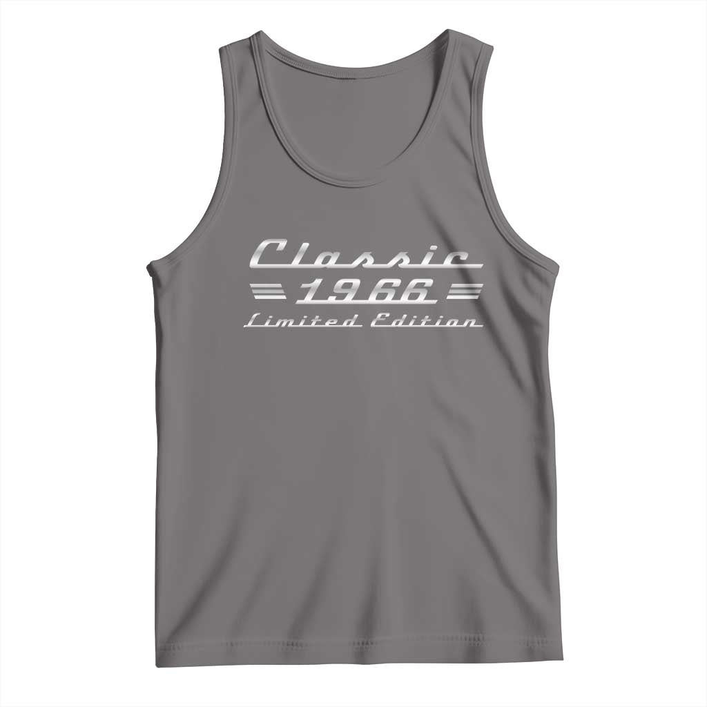 60th Birthday 1966 Limited Edition Classic Car Tank Top