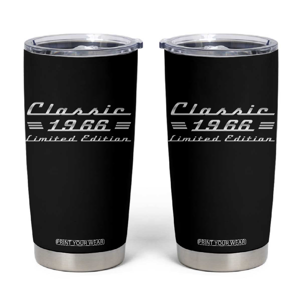 60th Birthday 1966 Limited Edition Classic Car Tumbler Cup