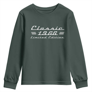 60th Birthday 1966 Limited Edition Classic Car Youth Sweatshirt