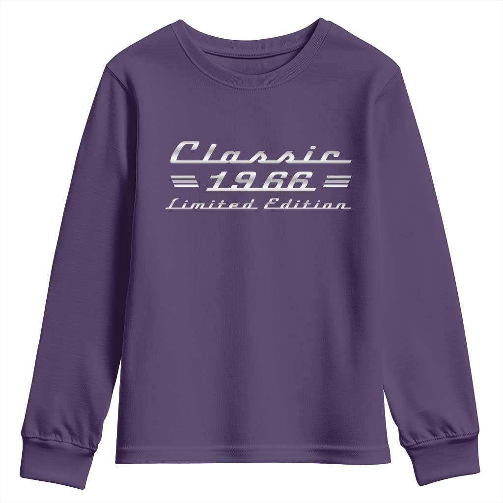 60th Birthday 1966 Limited Edition Classic Car Youth Sweatshirt