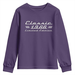 60th Birthday 1966 Limited Edition Classic Car Youth Sweatshirt
