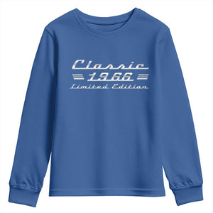 60th Birthday 1966 Limited Edition Classic Car Youth Sweatshirt