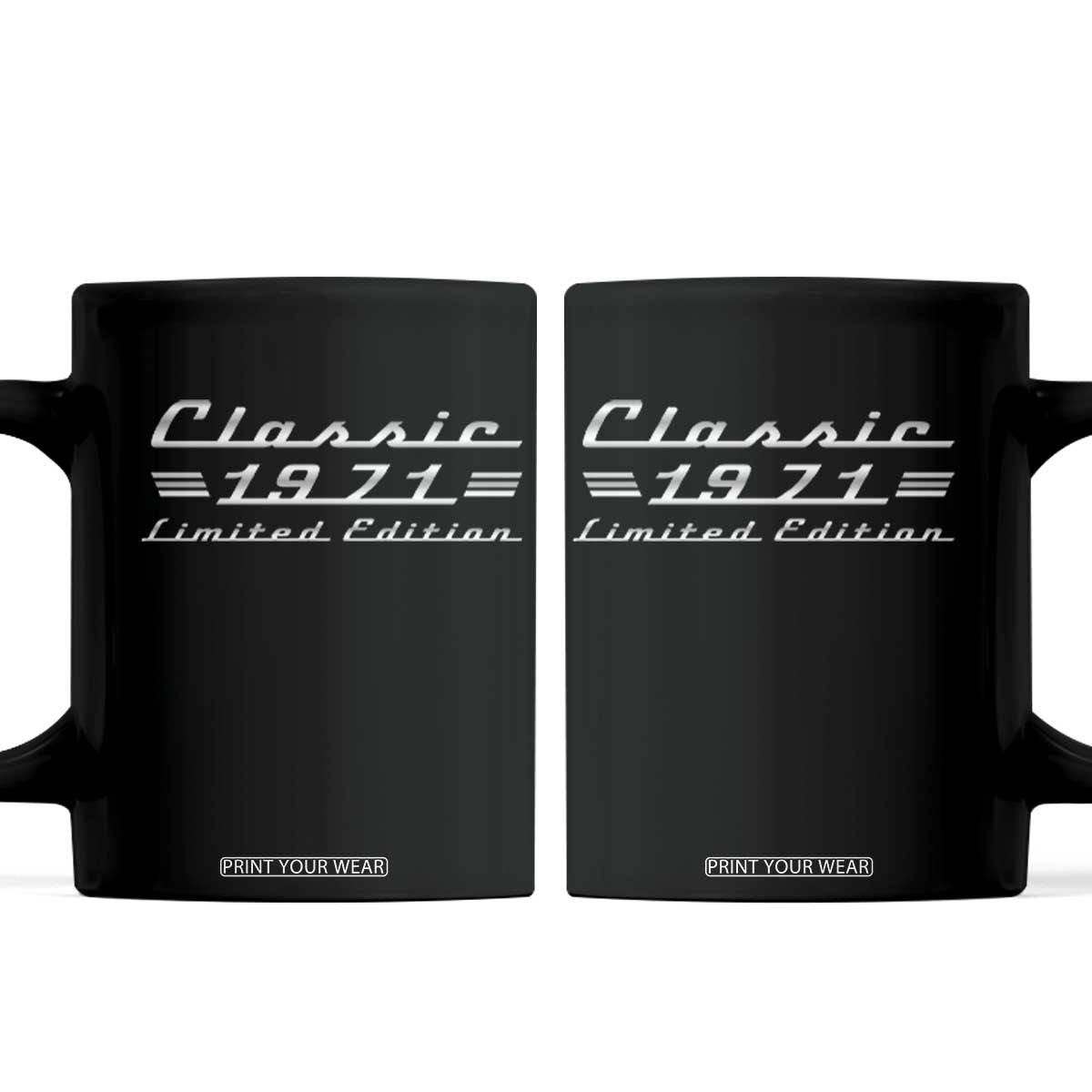 55th Birthday 1971 Limited Edition Classic Car Coffee Mug