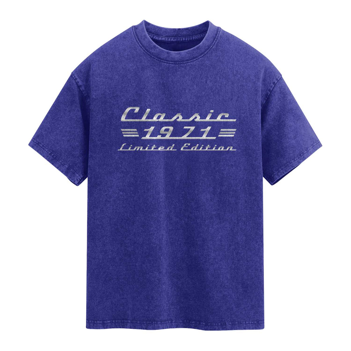 55th Birthday 1971 Limited Edition Classic Car Washed Cotton T-Shirt