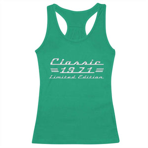 55th Birthday 1971 Limited Edition Classic Car Racerback Tank Top
