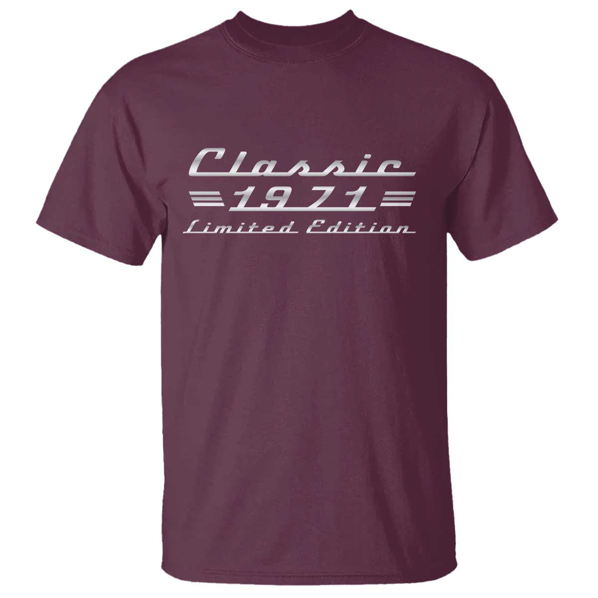 55th Birthday 1971 Limited Edition Classic Car T Shirt