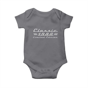 40th Birthday 1986 Limited Edition Classic Car Baby Onesie