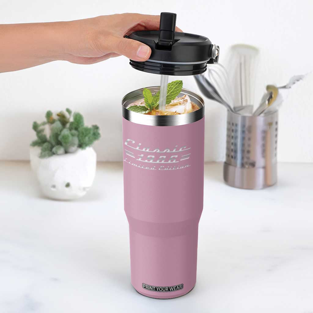 40th Birthday 1986 Limited Edition Classic Car Flip Straw Tumbler