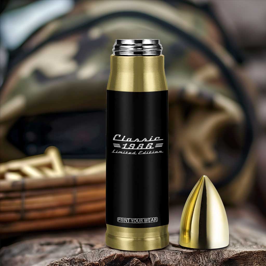 40th Birthday 1986 Limited Edition Classic Car Bullet Tumbler