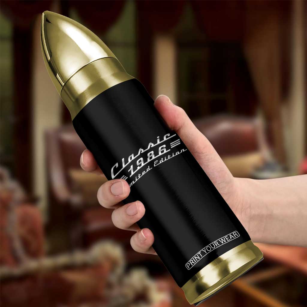 40th Birthday 1986 Limited Edition Classic Car Bullet Tumbler