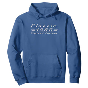 40th Birthday 1986 Limited Edition Classic Car Hoodie