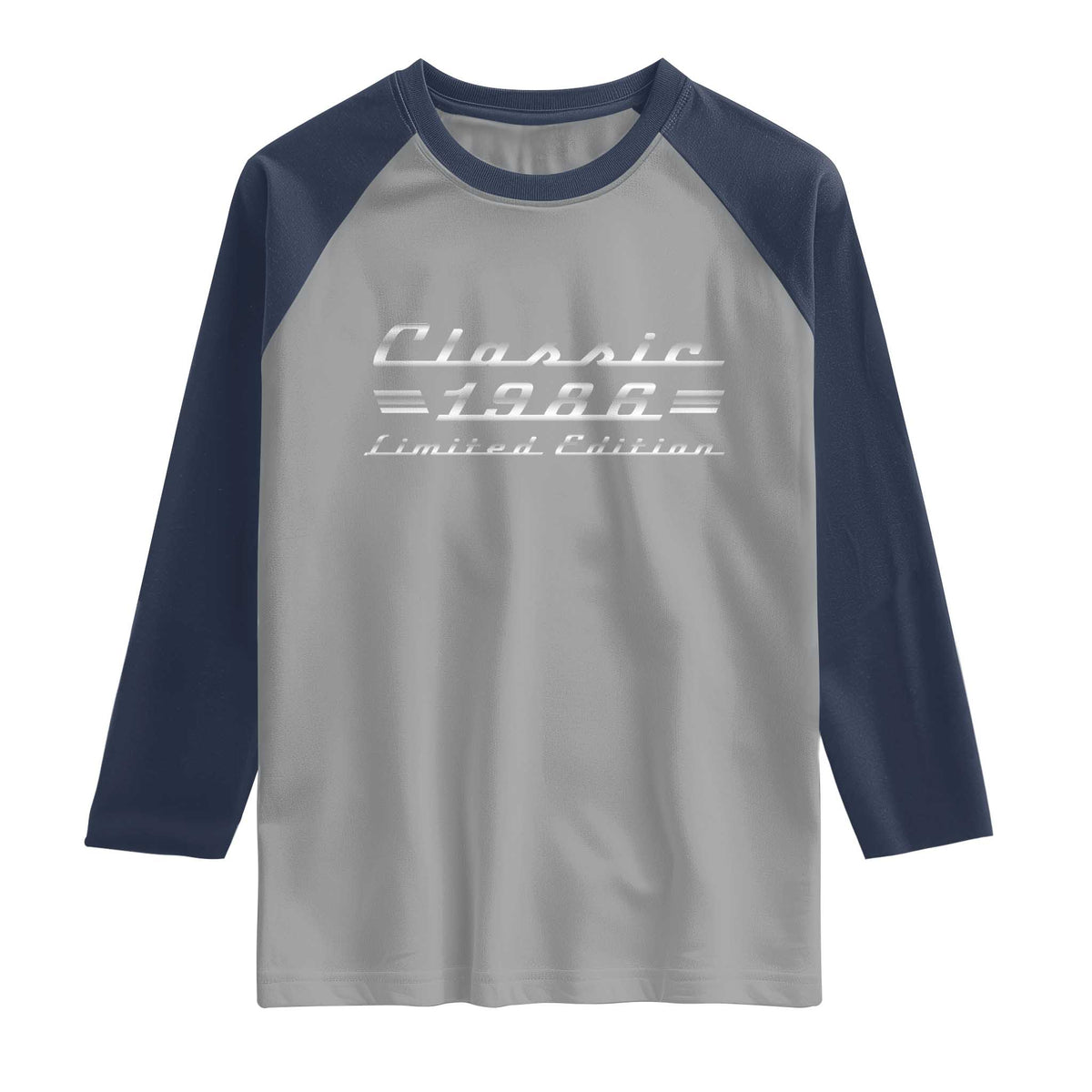 40th Birthday 1986 Limited Edition Classic Car Raglan Shirt