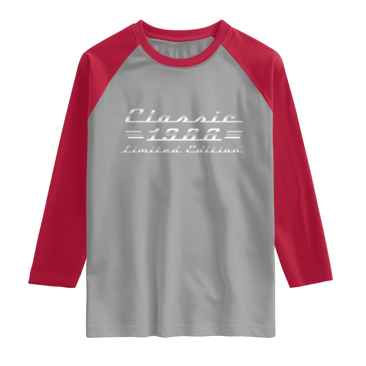 40th Birthday 1986 Limited Edition Classic Car Raglan Shirt