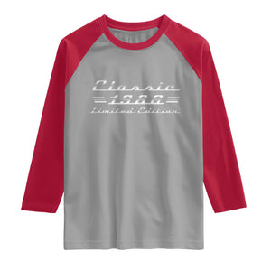 40th Birthday 1986 Limited Edition Classic Car Raglan Shirt