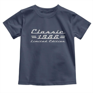40th Birthday 1986 Limited Edition Classic Car Toddler T Shirt