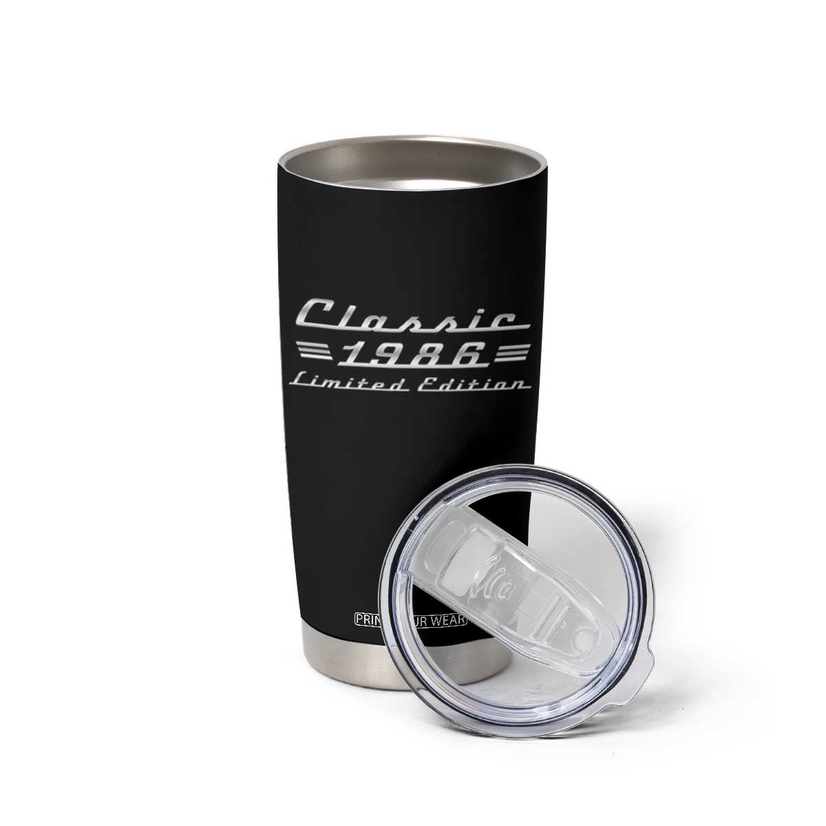 40th Birthday 1986 Limited Edition Classic Car Tumbler Cup