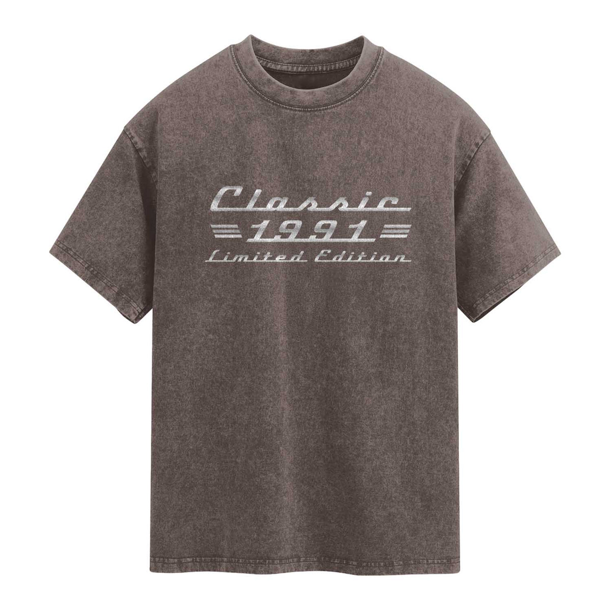 35th Birthday 1991 Limited Edition Classic Car Washed Cotton T-Shirt