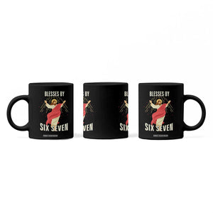 Christian 67 Meme Coffee Mug Blesses By Six Seven Funny TS14 Print Your Wear