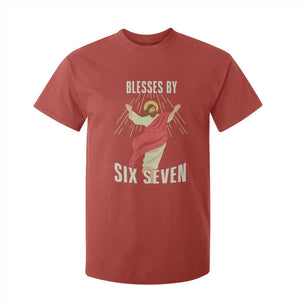 Christian 67 Meme T Shirt For Kid Blesses By Six Seven Funny TS14 Red Print Your Wear