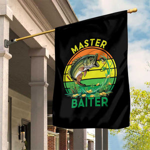 Funny Bass Fishing St Patricks Day Garden Flag Master Baiter TS14 Print Your Wear