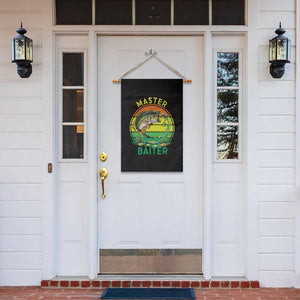 Funny Bass Fishing St Patricks Day Garden Flag Master Baiter TS14 Print Your Wear