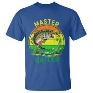 Funny Bass Fishing St Patricks Day T Shirt Master Baiter TS14 Royal Blue Print Your Wear
