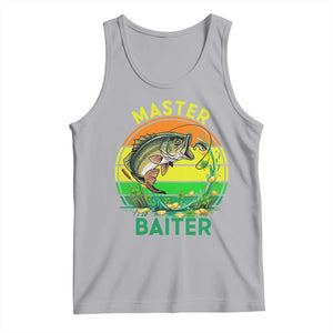 Funny Bass Fishing St Patricks Day Tank Top Master Baiter TS14 Athletic Heather Print Your Wear