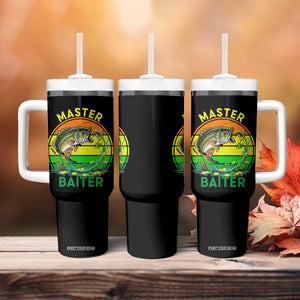 Funny Bass Fishing St Patricks Day Tumbler With Handle Master Baiter TS14 Print Your Wear