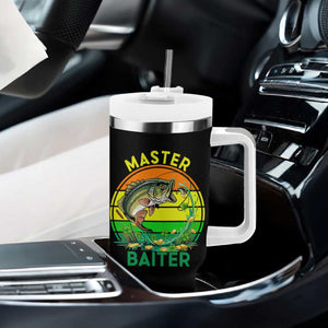 Funny Bass Fishing St Patricks Day Tumbler With Handle Master Baiter TS14 Print Your Wear