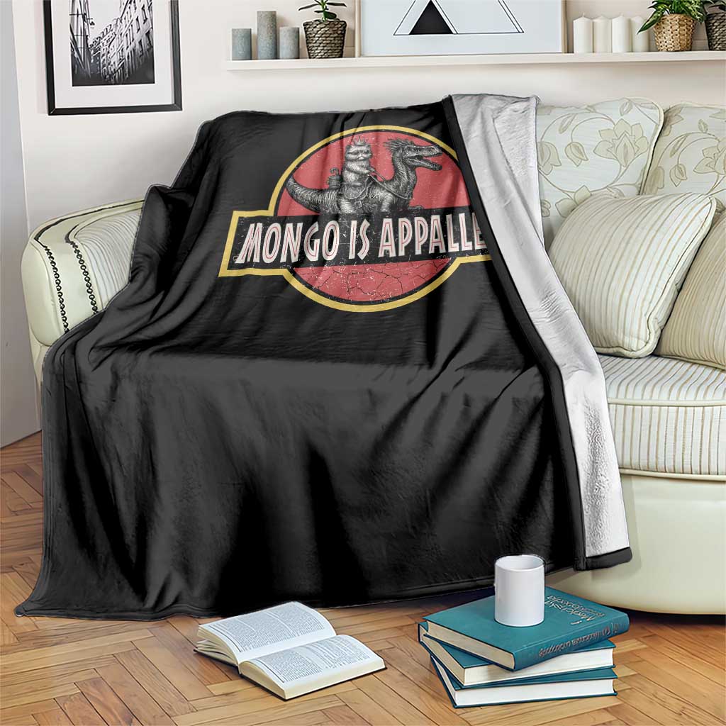 Retro Mongo is Appalled Throw Blanket Princess Cat Riding Dinosaur Book Lover TS14 Print Your Wear