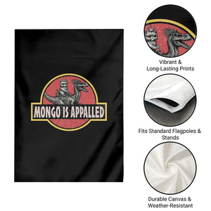 Retro Mongo is Appalled Garden Flag Princess Cat Riding Dinosaur Book Lover TS14 Print Your Wear