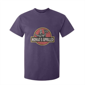 Retro Mongo is Appalled T Shirt For Kid Princess Cat Riding Dinosaur Book Lover TS14 Purple Print Your Wear