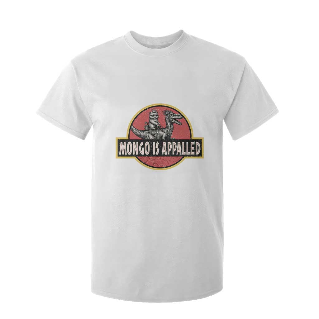 Retro Mongo is Appalled T Shirt For Kid Princess Cat Riding Dinosaur Book Lover TS14 White Print Your Wear