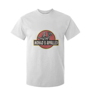 Retro Mongo is Appalled T Shirt For Kid Princess Cat Riding Dinosaur Book Lover TS14 White Print Your Wear