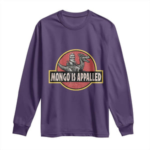 Retro Mongo is Appalled Long Sleeve Shirt Princess Cat Riding Dinosaur Book Lover TS14 Purple Print Your Wear