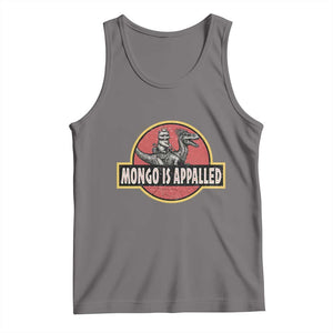 Retro Mongo is Appalled Tank Top Princess Cat Riding Dinosaur Book Lover TS14 Deep Heather Print Your Wear