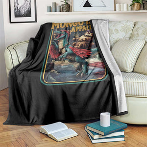 Mongo is Appalled Throw Blanket Vintage Princess Cat Riding Dinosaur Sci-Fi Book Lover TS14 Print Your Wear