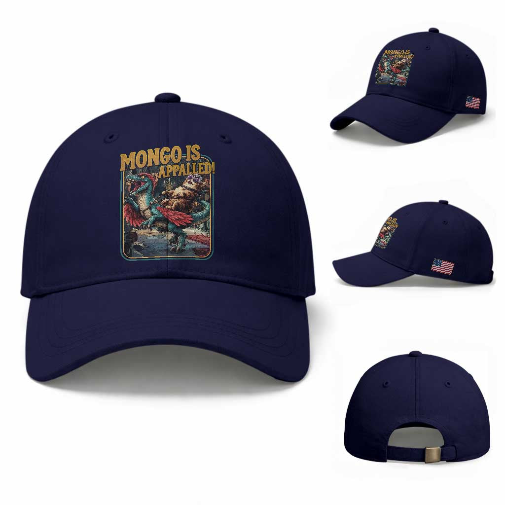 Mongo is Appalled Baseball Cap Vintage Princess Donut Riding Mongo TS14 Baseball Cap Universal Fit Dark Blue Print Your Wear