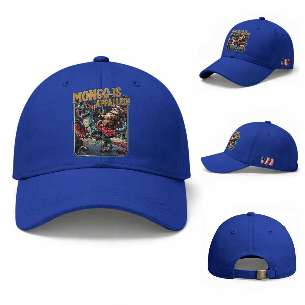 Mongo is Appalled Baseball Cap Vintage Princess Donut Riding Mongo TS14 Baseball Cap Universal Fit Royal Blue Print Your Wear