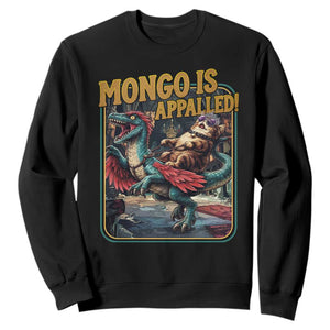 Mongo is Appalled Sweatshirt Vintage Princess Cat Riding Dinosaur Sci-Fi Book Lover TS14 Black Print Your Wear